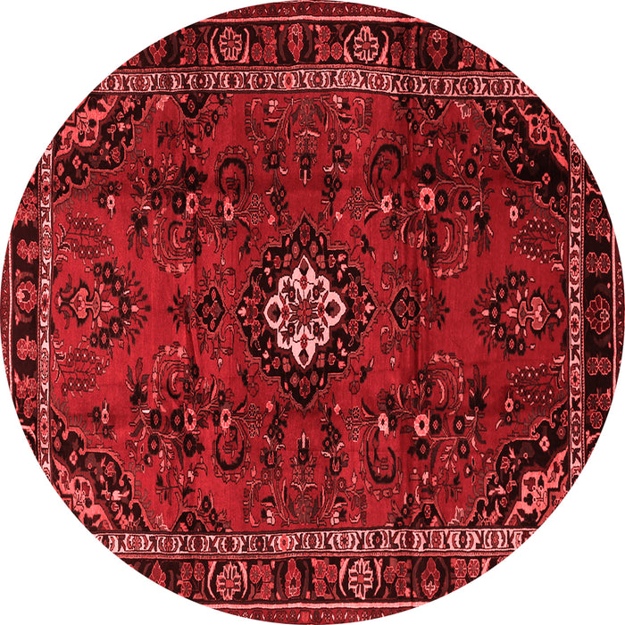 Machine Washable Persian Red Traditional Rug, wshtr1825red