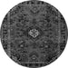 Machine Washable Persian Gray Traditional Rug, wshtr1825gry