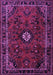 Machine Washable Persian Purple Traditional Area Rugs, wshtr1825pur