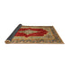 Sideview of Traditional Gold Medallion Rug, tr1826