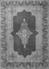 Medallion Gray Traditional Rug, tr1826gry