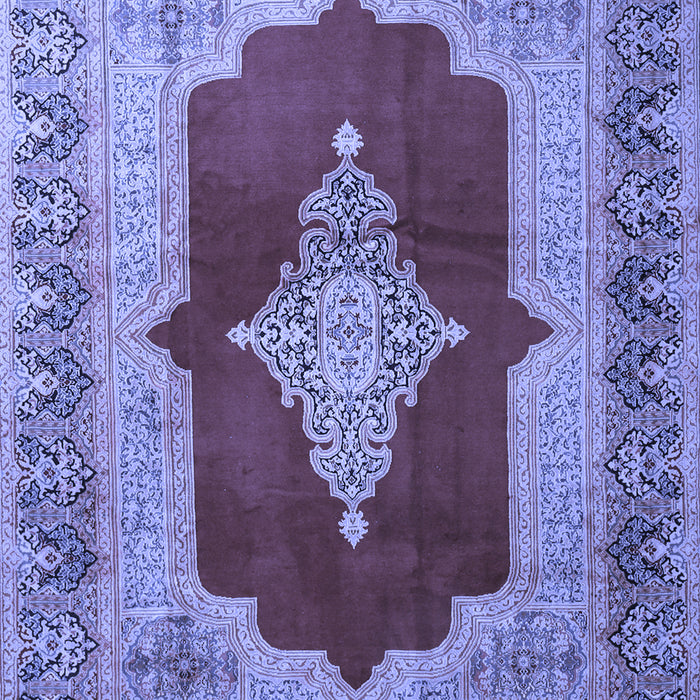 Medallion Blue Traditional Rug, tr1826blu