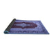 Sideview of Medallion Blue Traditional Rug, tr1826blu