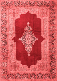 Medallion Red Traditional Rug, tr1826red