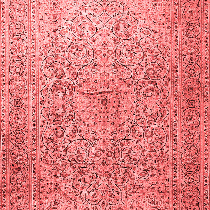 Machine Washable Persian Red Traditional Rug, wshtr1827red