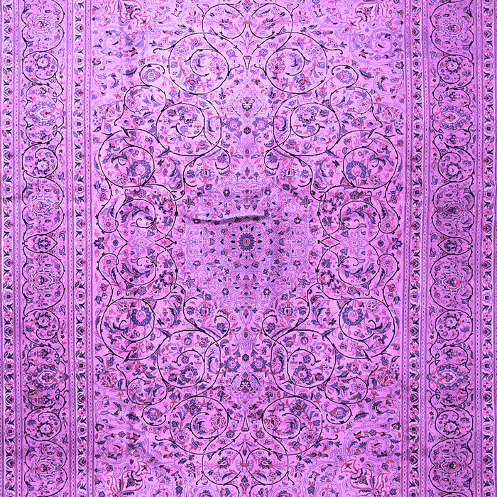 Machine Washable Persian Purple Traditional Area Rugs, wshtr1827pur