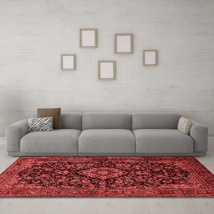 Traditional Red Washable Rugs