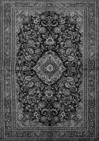 Medallion Gray Traditional Rug, tr1828gry