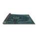 Sideview of Medallion Light Blue Traditional Rug, tr1828lblu