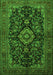 Medallion Green Traditional Rug, tr1828grn