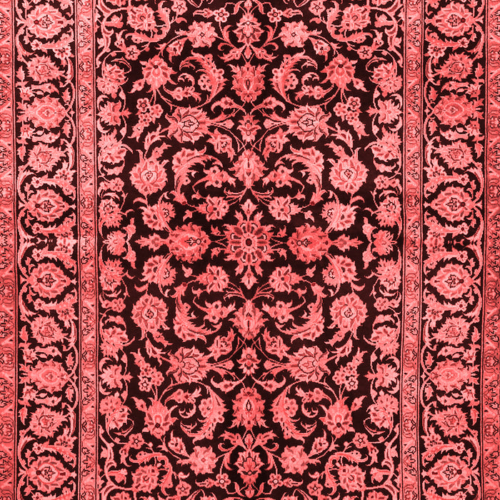 Machine Washable Persian Red Traditional Rug, wshtr1829red