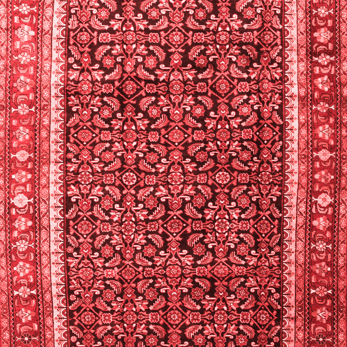 Machine Washable Persian Red Traditional Rug, wshtr182red