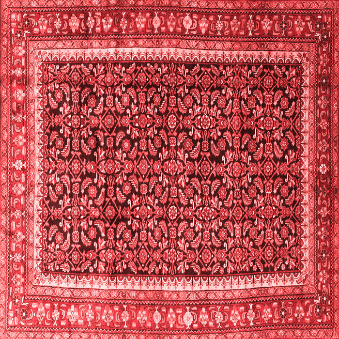 Machine Washable Persian Red Traditional Rug, wshtr182red