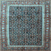 Square Persian Light Blue Traditional Rug, tr182lblu