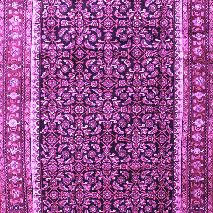 Machine Washable Persian Purple Traditional Area Rugs, wshtr182pur