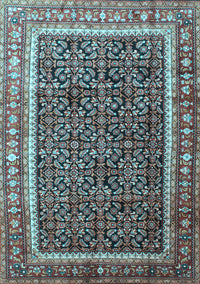 Persian Light Blue Traditional Rug, tr182lblu