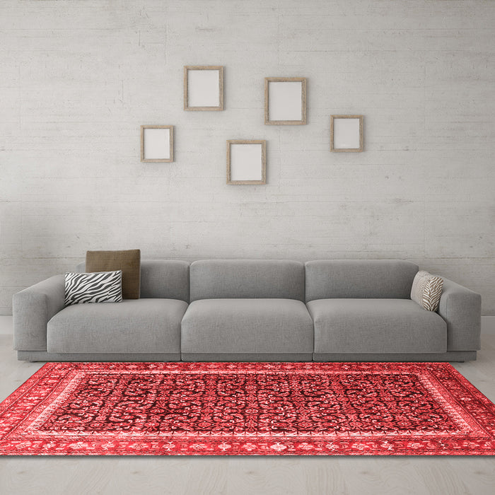 Traditional Red Washable Rugs