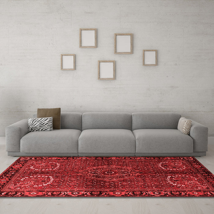 Traditional Red Washable Rugs