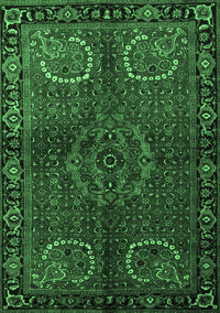 Persian Emerald Green Traditional Rug, tr1830emgrn
