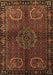 Machine Washable Persian Brown Traditional Rug, wshtr1830brn