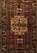 Machine Washable Persian Brown Traditional Rug, wshtr1831brn