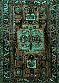 Persian Turquoise Traditional Rug, tr1831turq