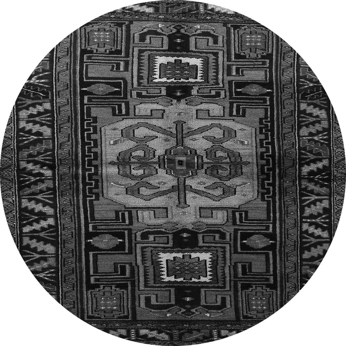 Square Persian Gray Traditional Rug, tr1831gry