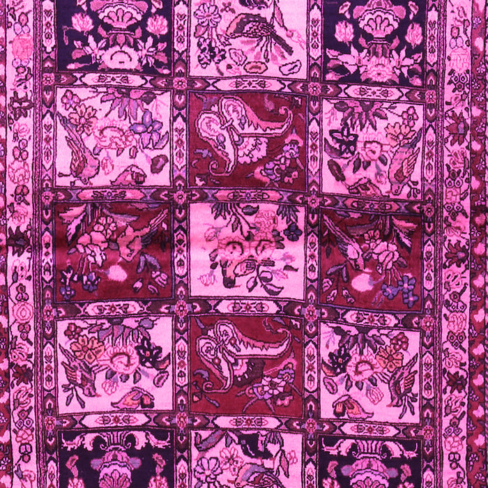 Machine Washable Persian Pink Traditional Rug, wshtr1832pnk
