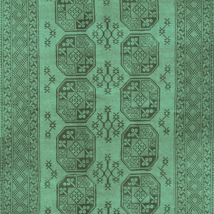 Machine Washable Persian Turquoise Traditional Area Rugs, wshtr1833turq