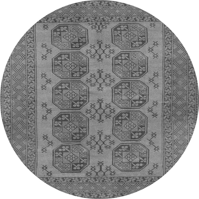 Machine Washable Persian Gray Traditional Rug, wshtr1833gry