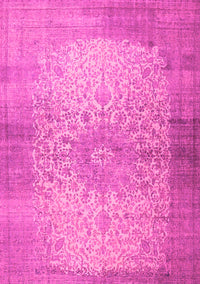 Medallion Pink Traditional Rug, tr1834pnk