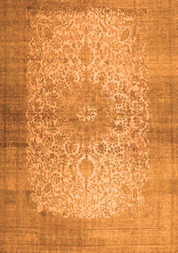 Medallion Orange Traditional Rug, tr1834org