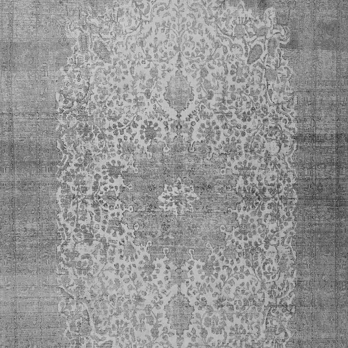 Medallion Gray Traditional Rug, tr1834gry