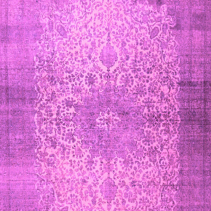 Medallion Purple Traditional Rug, tr1834pur