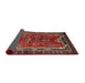 Sideview of Traditional Brown Persian Rug, tr1836