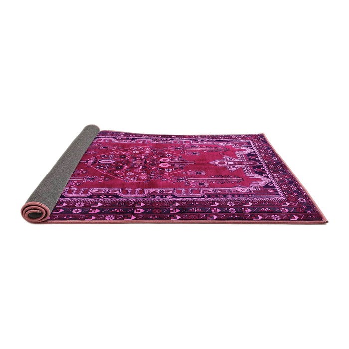Sideview of Persian Pink Traditional Rug, tr1836pnk
