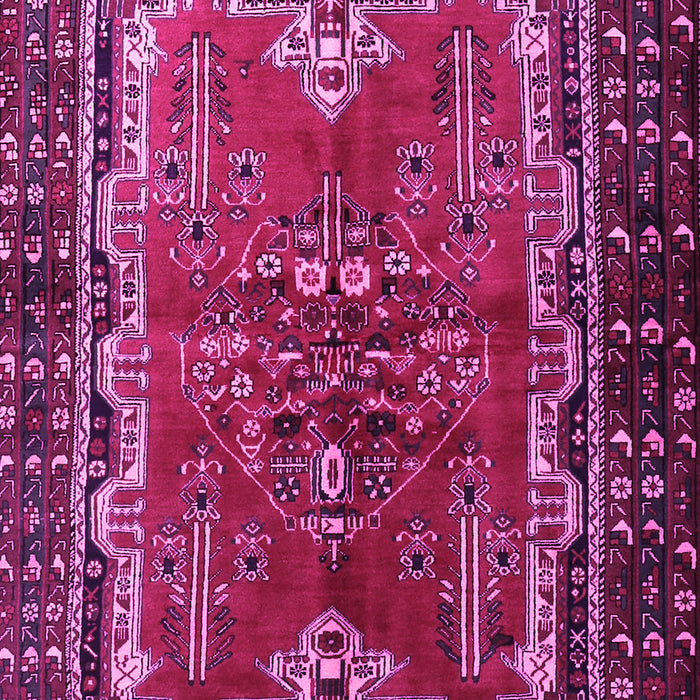 Machine Washable Persian Pink Traditional Rug, wshtr1836pnk