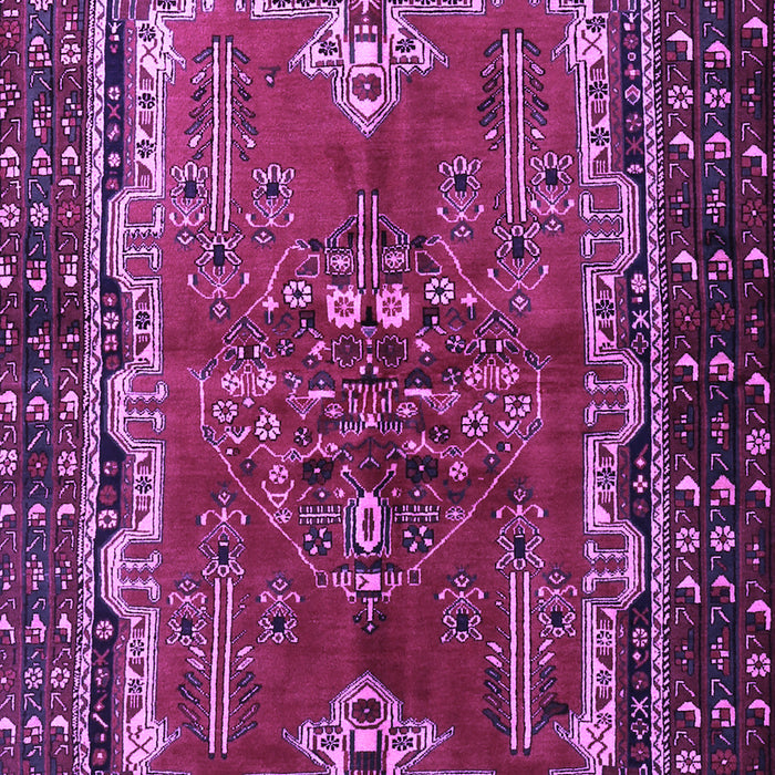 Machine Washable Persian Purple Traditional Area Rugs, wshtr1836pur