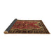 Sideview of Persian Brown Traditional Rug, tr1836brn