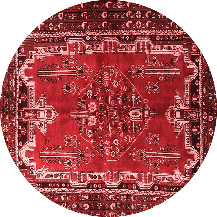 Machine Washable Persian Red Traditional Rug, wshtr1836red
