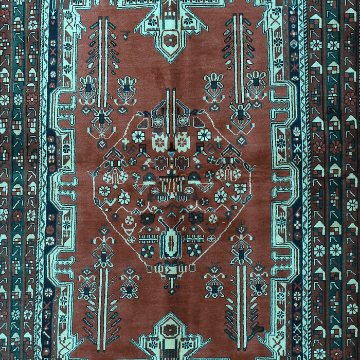 Machine Washable Persian Light Blue Traditional Rug, wshtr1836lblu