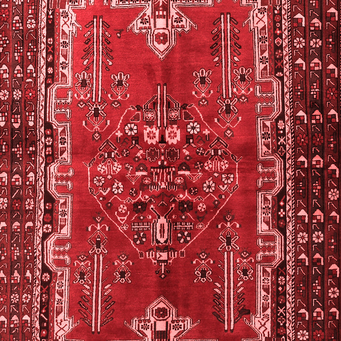 Machine Washable Persian Red Traditional Rug, wshtr1836red