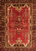 Persian Orange Traditional Rug, tr1836org