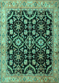 Persian Turquoise Traditional Rug, tr1837turq
