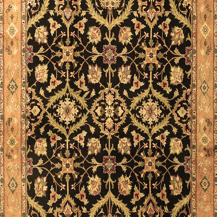 Machine Washable Persian Brown Traditional Rug, wshtr1837brn