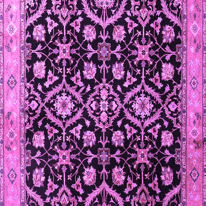 Machine Washable Persian Purple Traditional Area Rugs, wshtr1837pur