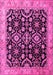 Machine Washable Persian Pink Traditional Rug, wshtr1837pnk