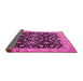 Sideview of Persian Pink Traditional Rug, tr1837pnk