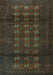 Machine Washable Persian Turquoise Traditional Area Rugs, wshtr1838turq