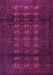 Machine Washable Persian Purple Traditional Area Rugs, wshtr1838pur